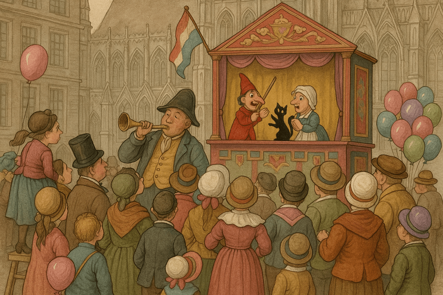 geschiedenis poppenspel vanaf de zestiende eeuw waaronder poppentheater en poppenspelers